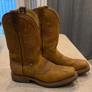 Brown Double H Steel Toe Men’s Work Boots